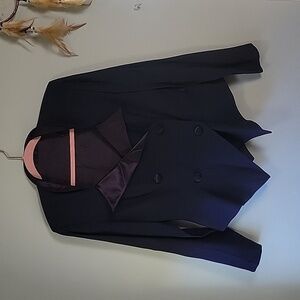 Vintage purple peplum style blazer